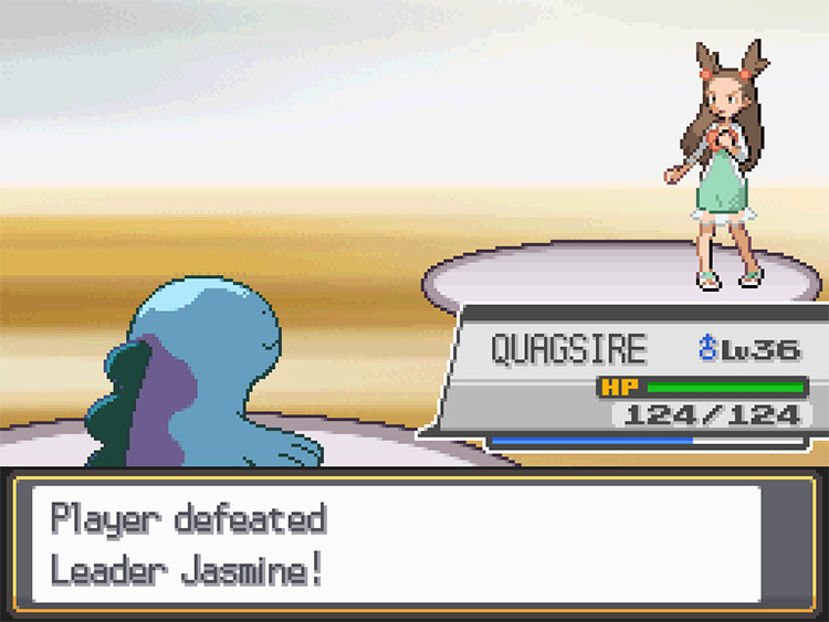 Jasmine being defeated / Pokémon HGSS