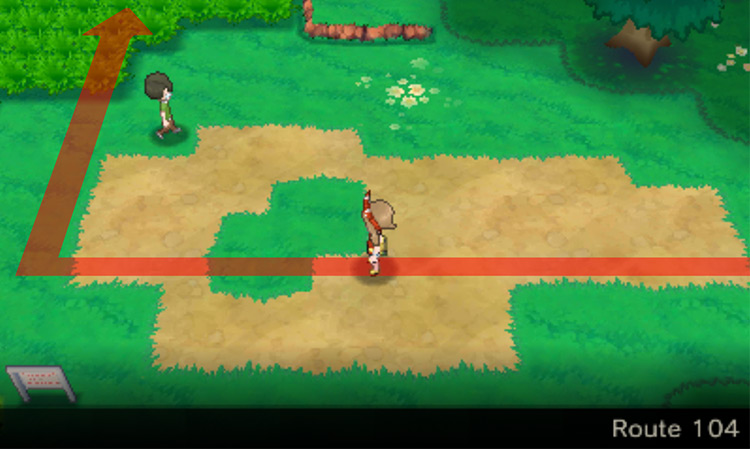Route 104’s south end / Pokémon Omega Ruby and Alpha Sapphire