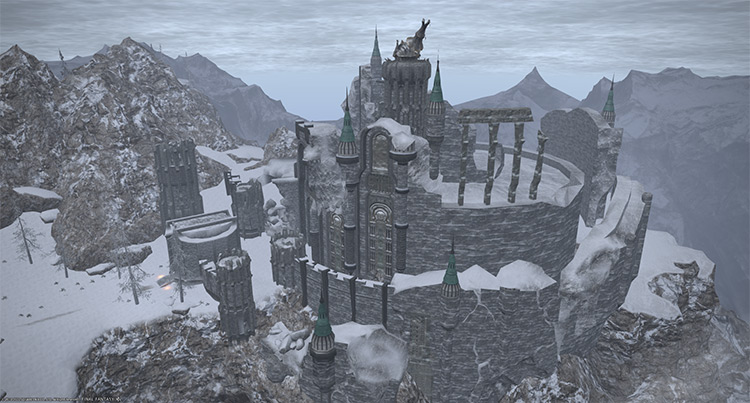The Stone Vigil in Coerthas Central Highlands / Final Fantasy XIV