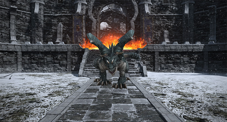 The shield dragon Chudo-Yudo / Final Fantasy XIV