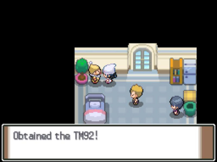 Acquiring TM92 Trick Room. / Pokémon Platinum