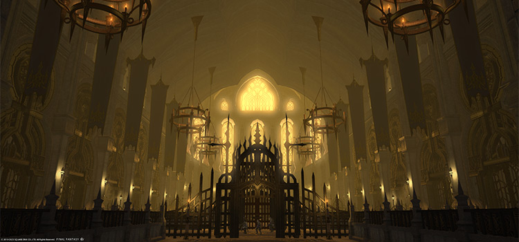 The Vault interior screenshot in FFXIV