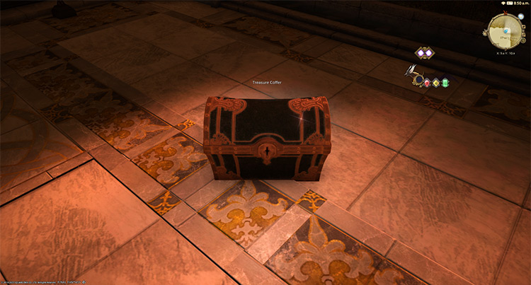 One of the four extra treasure coffers in The Vault / Final Fantasy XIV