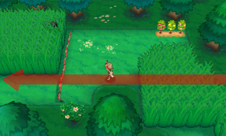 Heading down the ledge / Pokémon Omega Ruby and Alpha Sapphire