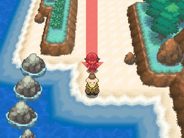 Sage Rood’s location on Route 18. / Pokémon Black and White