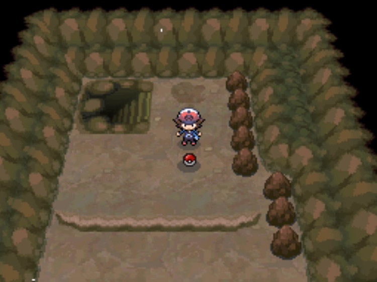 TM 02 Dragon Claw’s location in Victory Road. / Pokémon Black and White