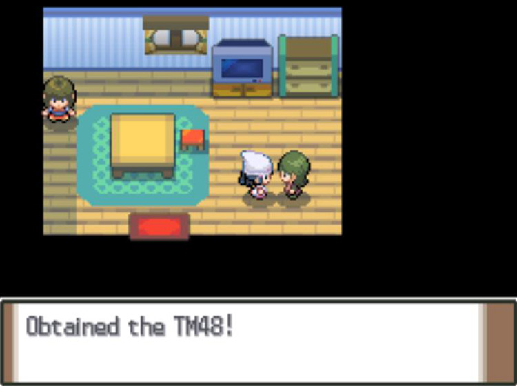 Acquiring TM48 Skill Swap / Pokémon Platinum