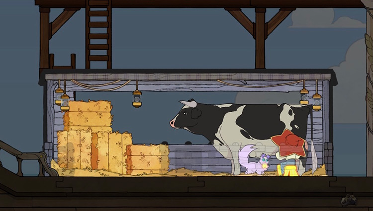 Milking a cow gives 3 Milks everytime. / Spiritfarer