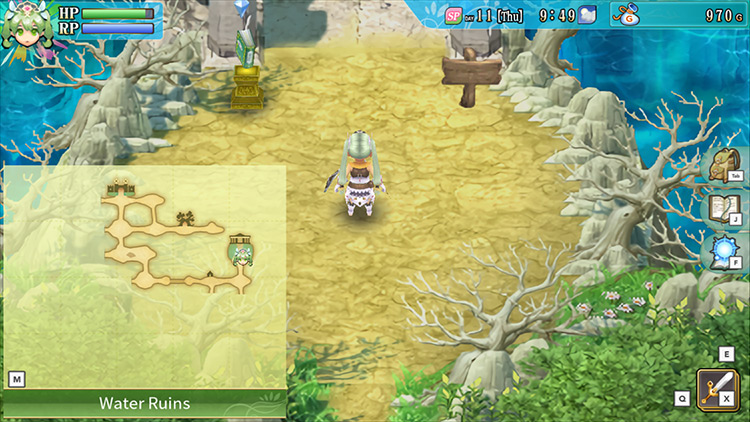 Standing at the The Water Ruins / Rune Factory 4