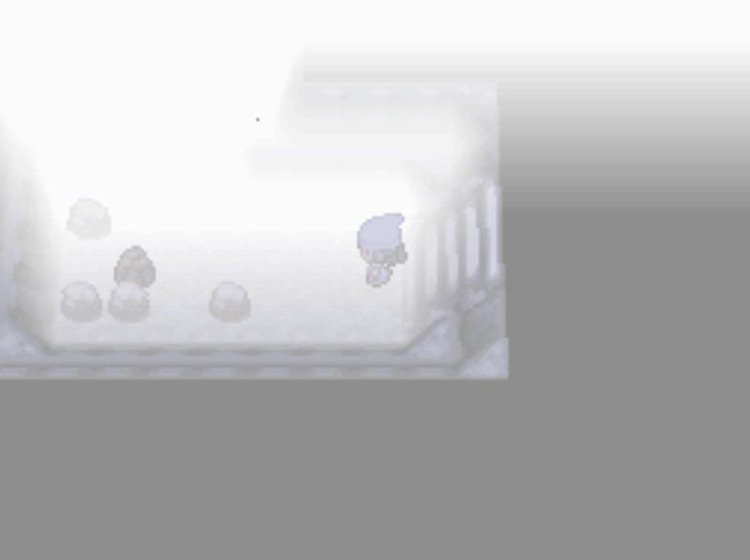 Deep fog inside Mt. Coronet / Pokémon Platinum