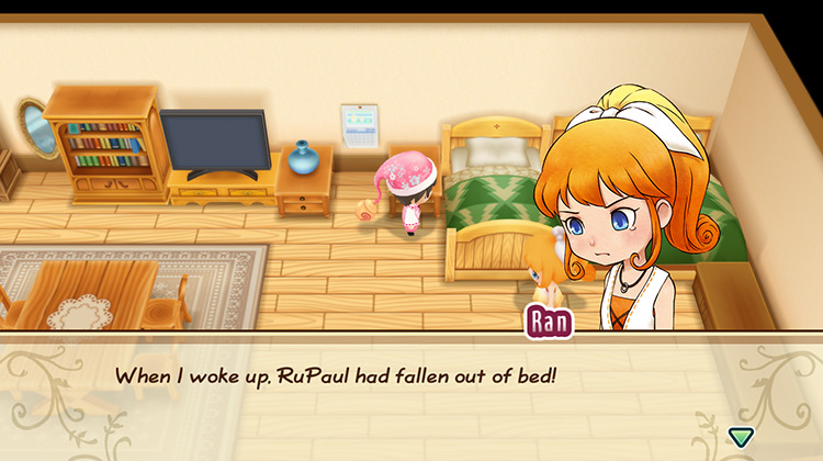 The baby falls out of bed in a cutscene / SoS: FoMT