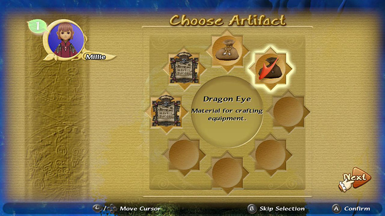The boss drops two recipes and the materials needed for them. / Final Fantasy Crystal Chronicles Remastered