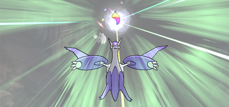 Mega Latias during a battle in Pokémon Omega Ruby