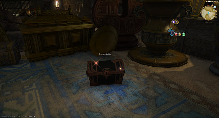 One of the four extra coffers inside the drowned city / FFXIV
