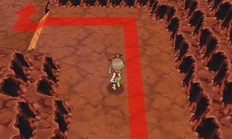 Fiery Path entrance / Pokémon Omega Ruby and Alpha Sapphire