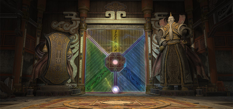 Exterior of The Swallows Compass Dungeon in FFXIV