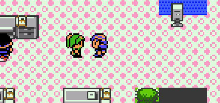 The Green-haired NPC giving you TM11 in Pokémon Crystal