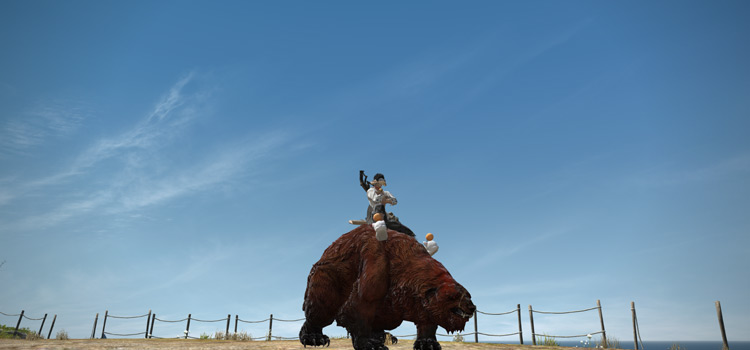 The Warbear Mount in FFXIV