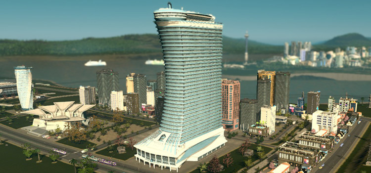 Luxury Hotel Building in Cities: Skylines