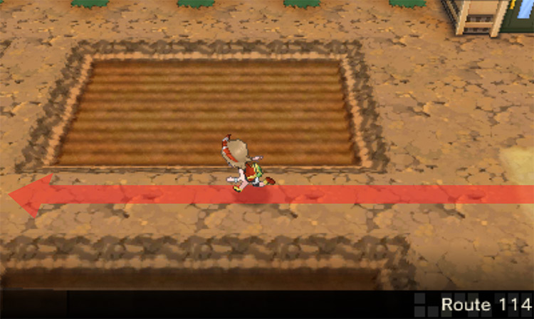 Running along Route 114 / Pokémon Omega Ruby and Alpha Sapphire