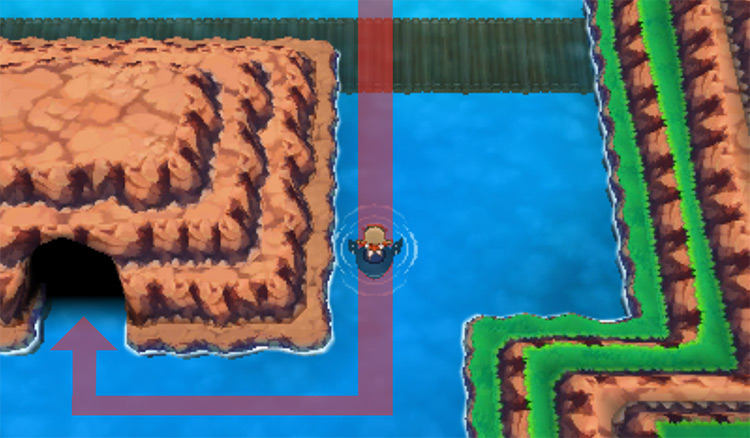 The entrance to Scorched Slab / Pokemon ORAS