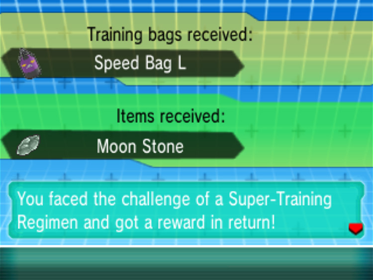 Obtaining a Moon Stone from Secret Super Training / Pokémon ORAS