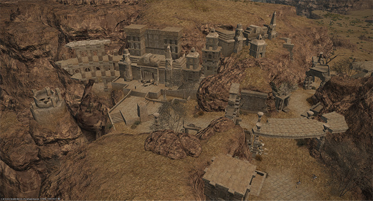 The Invisible City in Eastern Thanalan / FFXIV