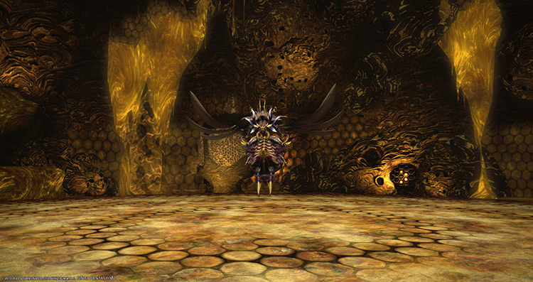 The Queen Hawk inside her domain / FFXIV