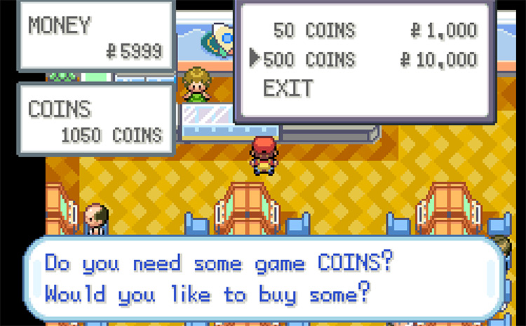 Buying Coins from the Rocket Game Corner / Pokémon FireRed & LeafGreen